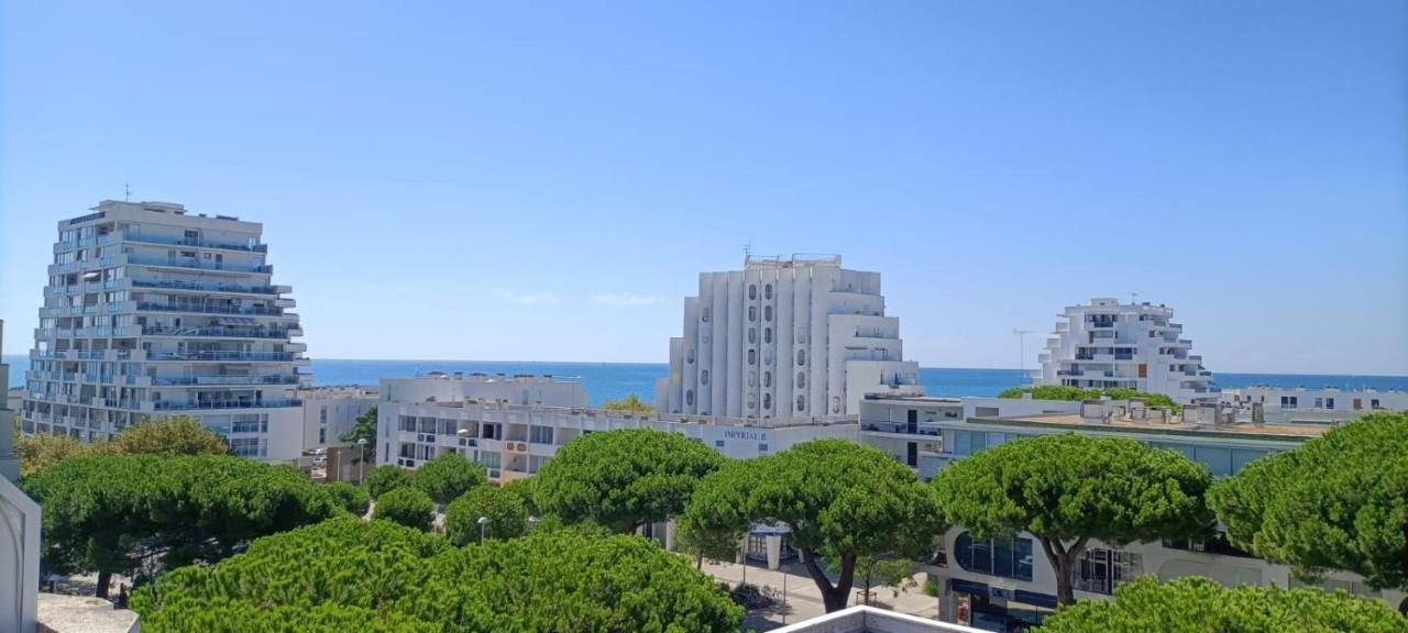 Le Semaphore - Studio Climatise, Grande Terrasse Vue Mer - Parking, Wifi لا غراند موت المظهر الخارجي الصورة