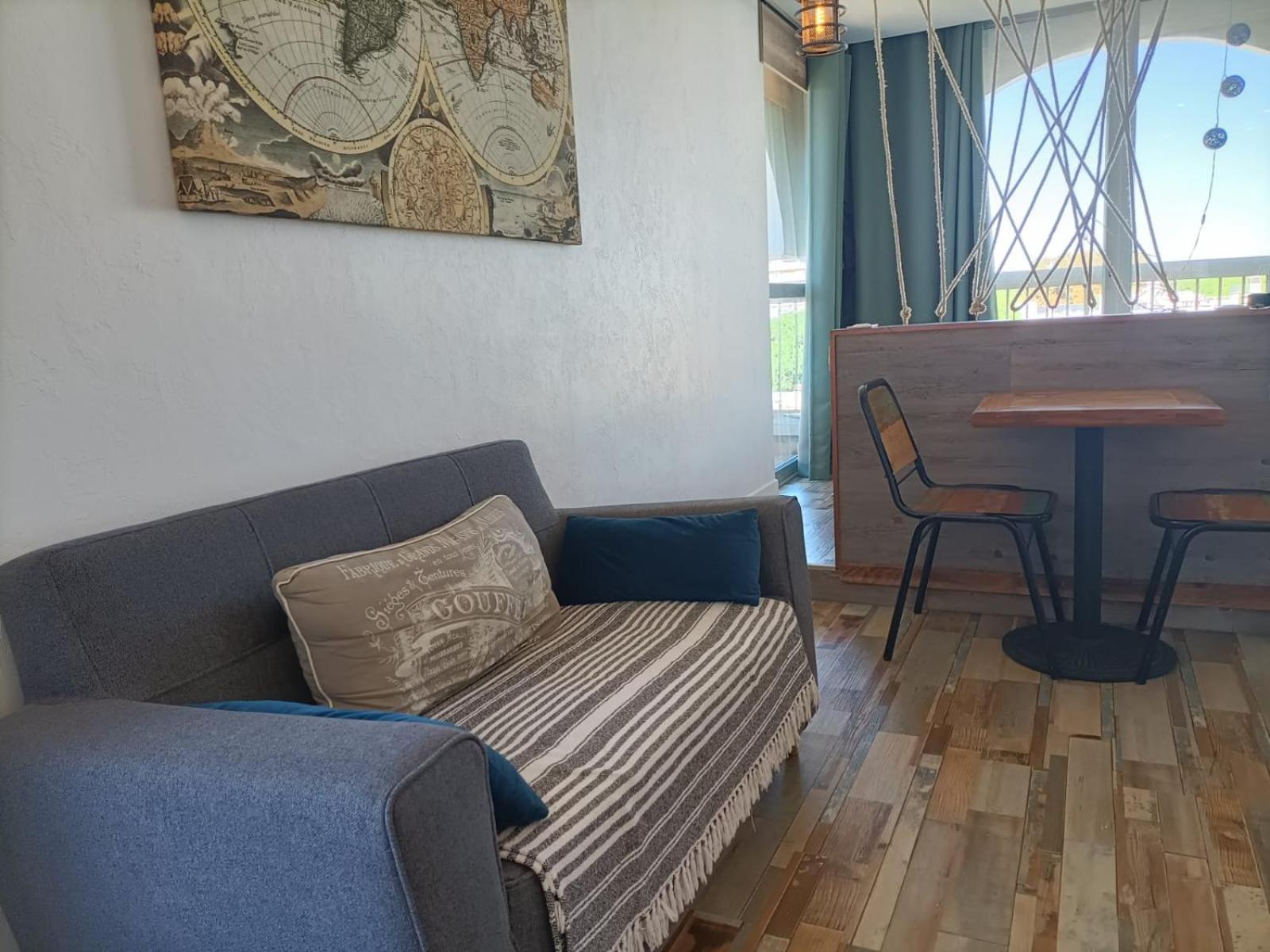 Le Semaphore - Studio Climatise, Grande Terrasse Vue Mer - Parking, Wifi لا غراند موت المظهر الخارجي الصورة